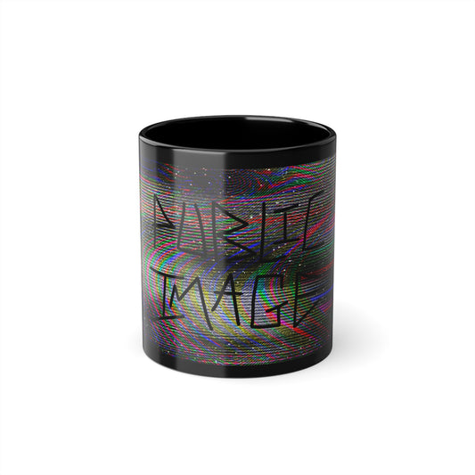 Distorted Black Mug