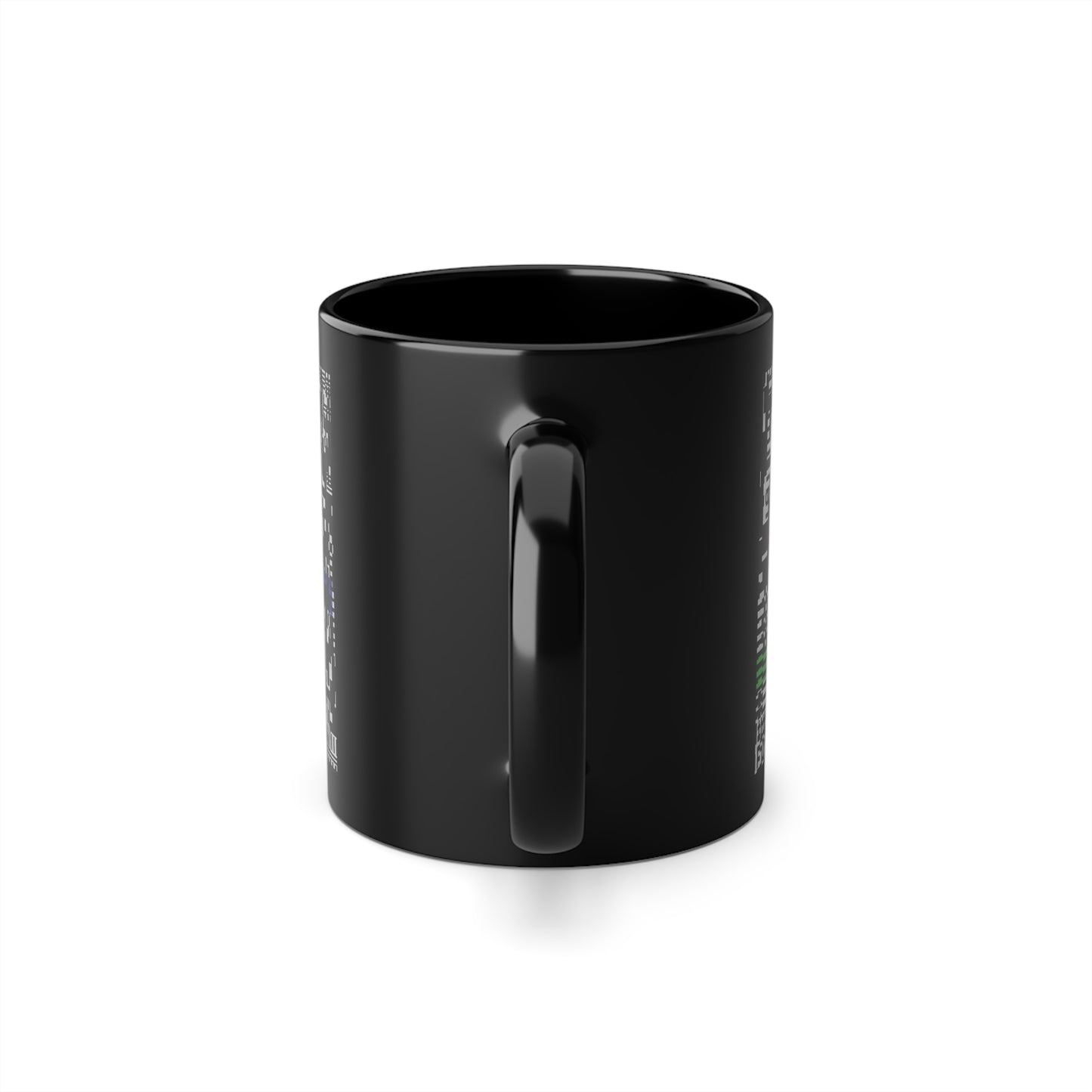 Distorted Black Mug
