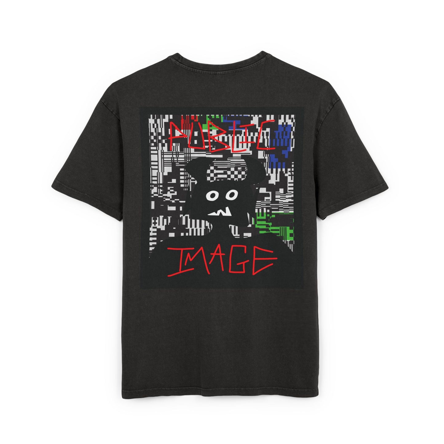 Distorted Acid Washed Heavy Oversize Tee