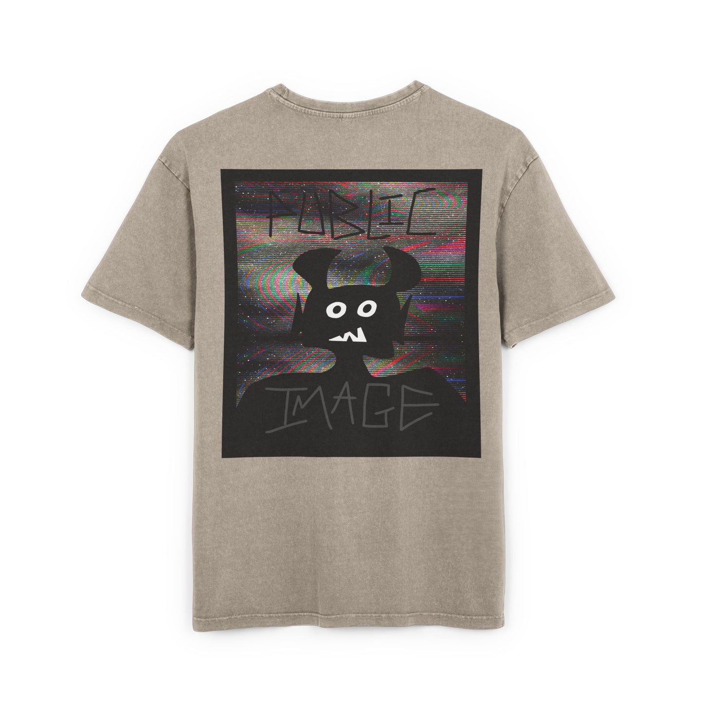 Distorted Acid Washed Heavy Oversize Tee