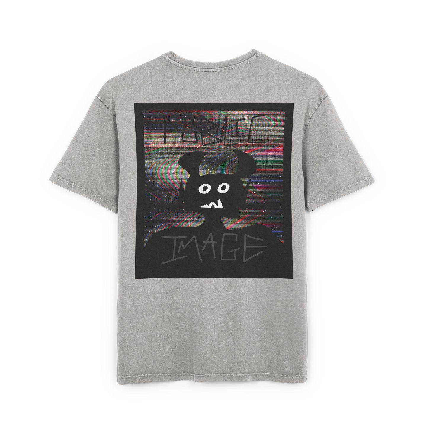 Distorted Acid Washed Heavy Oversize Tee
