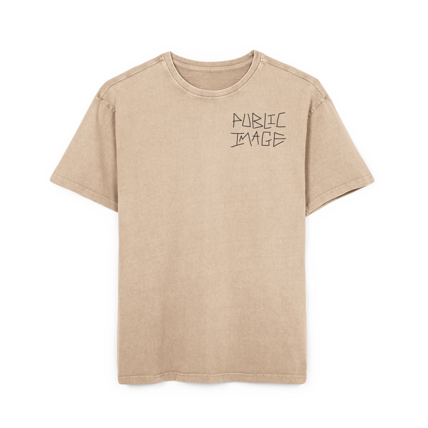 Distorted Acid Washed Heavy Oversize Tee