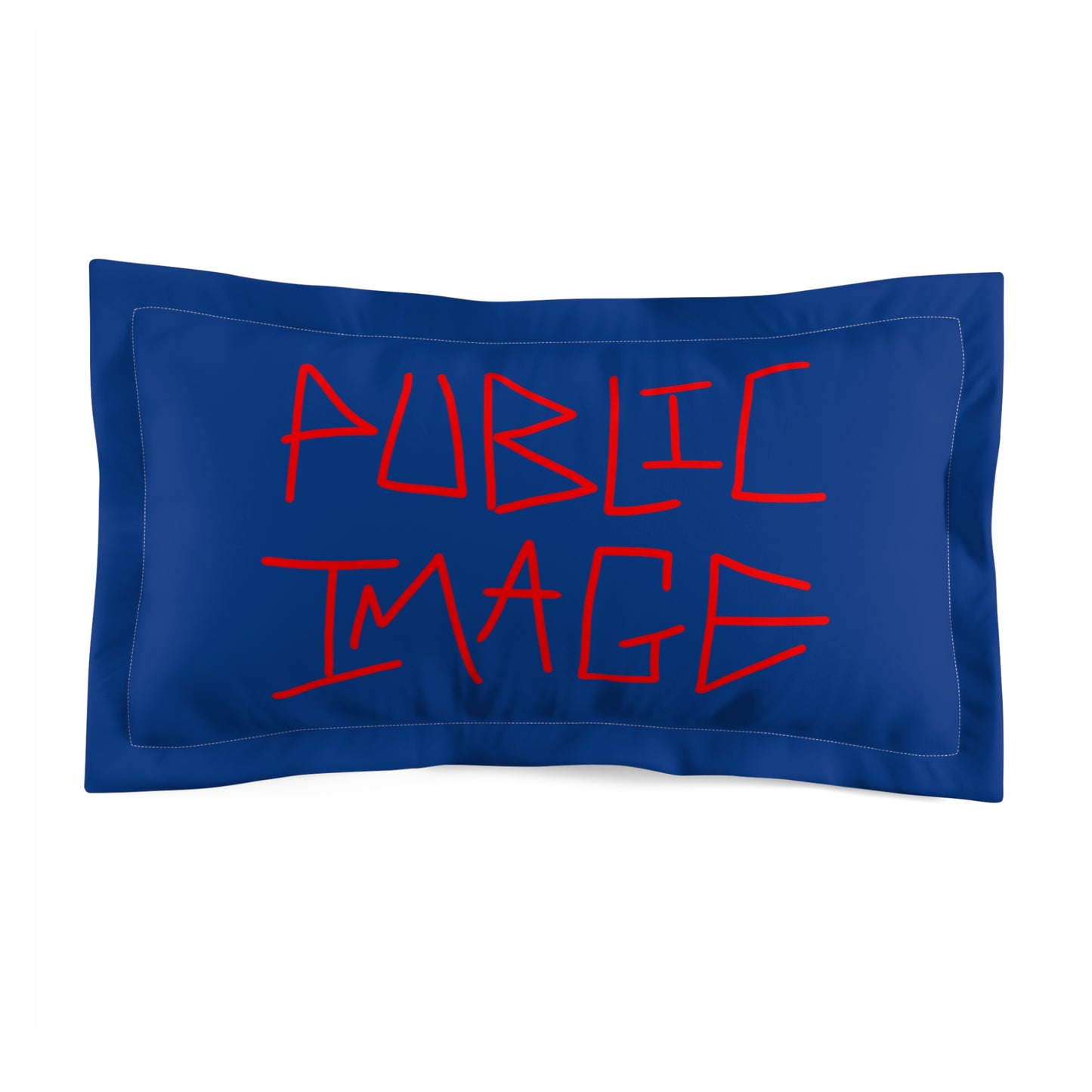 Public Image Microfiber Pillow Sham - Modern Decorative Pillow, Bedroom Décor, Unique Gift for Home, Stylish Bed Accessory, Cozy Sleep